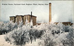 Winter Scene National Cash Register Plant Winter Scene National Cash Register Plant
