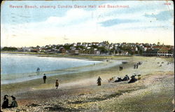 Revere Beach Showing Condits Dance Hall And Beachmont