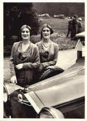 1929 Paris Automobile Elegance Competition The Rowe Twins