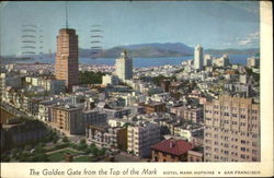 The Golden Gate From The Top Of The Mark
