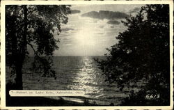 Sunset On Lake Erie Sunset On Lake Erie