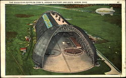 The Goodyear Zeppelin Corp's Airship Factory And Dock The Goodyear Zeppelin Corp's Airship Factory And Dock