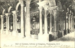 Hall Of Columns Library Pf Congress