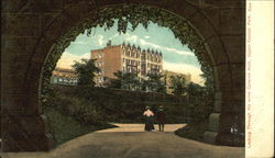 Looking Through The Avine Covered Arch, Upper Central Park