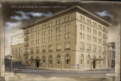 Rare Original Postcard Art - YMCA Building Production Card Rare Original Postcard Art - YMCA Building Production Card
