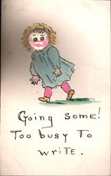 Button Face Girl