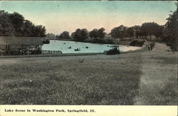 Lake Scene In Washington Park Lake Scene In Washington Park