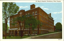 St. Mary's Hospital Clarksburg, WV Postcard Postcard