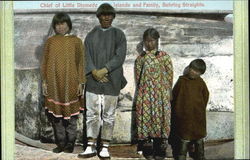 Chief Of Little Diomede Islands And Family