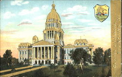 Capitol Of Illinois Gold Embossed Capitol Of Illinois Gold Embossed