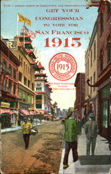 Street Scene In Chinatown Street Scene In Chinatown