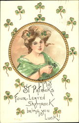 May St. Patrick's Four-Leaved Shamrock Bring You Luck!