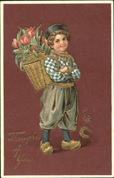 Dutch Boy with Tulips