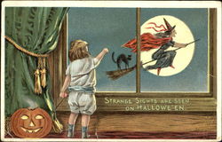 Witch on Broom JOL Children