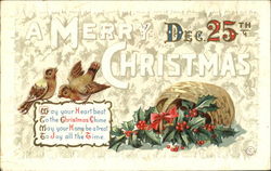 A Merry Christmas Dec. 25Th Birds
