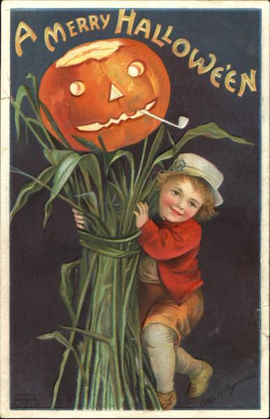 A Merry Halloween Ellen Clapsaddle