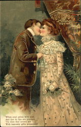 Young Couple Kissing
