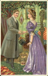 A couple reach to hold hands