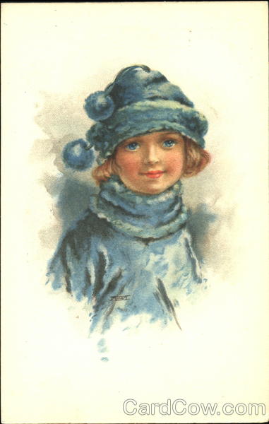 Young Girl in Blue Girls