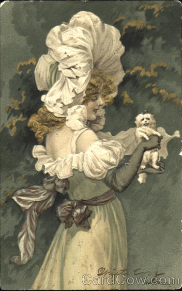 Woman Holding a Cat Women