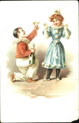 Two Children in Costumes