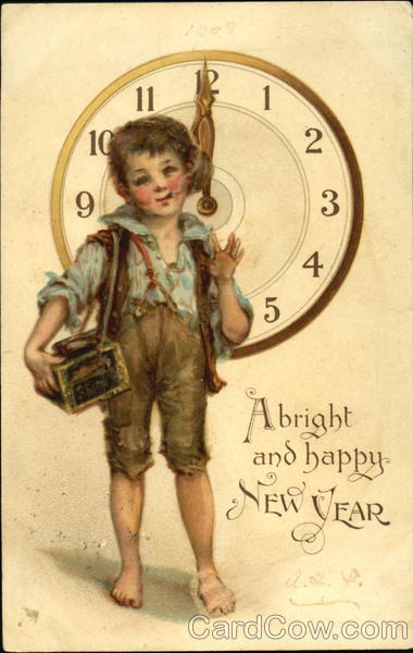 A Bright And Happy New Year Frances Brundage Children