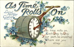 As Time Rolls On Loving New Year Greetings