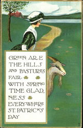 Irish Girl with Goat