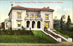 Residence Of President Wheeler, Univrsity of California Residence Of President Wheeler, Univrsity of California