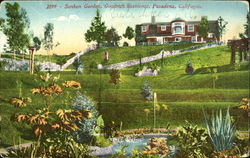 Sunken Garden, Goodrich Residence Sunken Garden, Goodrich Residence