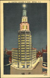 Electric Building At Night