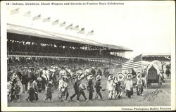 Indians Cowboys Chuck Wagons And Crowds At Frontier Days Celebration