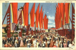 Avenue Of Flags Chicago World's Fair