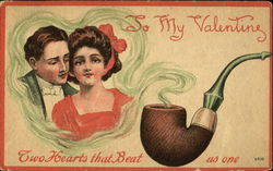 Man and Woman and Pipe