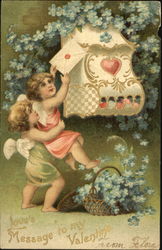 Cupids Mailing a letter