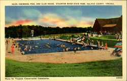 N235:- Swimming Pool and Club House, Staunton River State Park, Halifax County, Virginia N235:- Swimming Pool and Club House, Staunton River State Park, Halifax County, Virginia