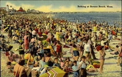 Bathing at Revere Beach, Mass