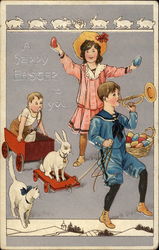 Children Celebrating Easter