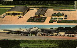 Smith Field, Municipal Airport Fort Wayne, IN Postcard Postcard