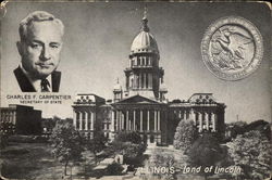 Illinois Capitol building and Carpenter, Sec'y of State Illinois Capitol building and Carpenter, Sec'y of State
