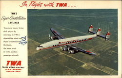 In flight with TWA