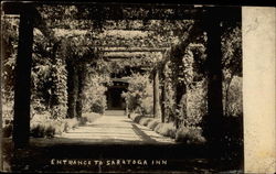 Entrance to Saratoga Inn Entrance to Saratoga Inn