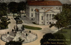 Washington Equestrian Statue and State Capitol