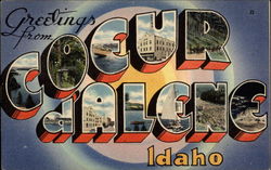 Greetings from Coeur d'Alene, Idaho