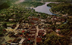 Aerial vie of Saranac Lake