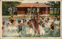 Wading Pool, Kellog Company, Battle Creek, Michigan Wading Pool, Kellog Company, Battle Creek, Michigan