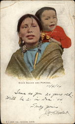 Sioux Squaw and Papoose