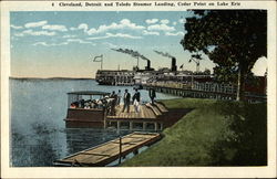 Cleveland, Detroit and Toledo Steamer Landing Cleveland, Detroit and Toledo Steamer Landing