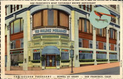 San Francisco's Most Favorably Know Restaurant, The Golden Pheasant
