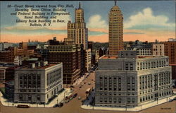 Court Street, show state and federal buildings